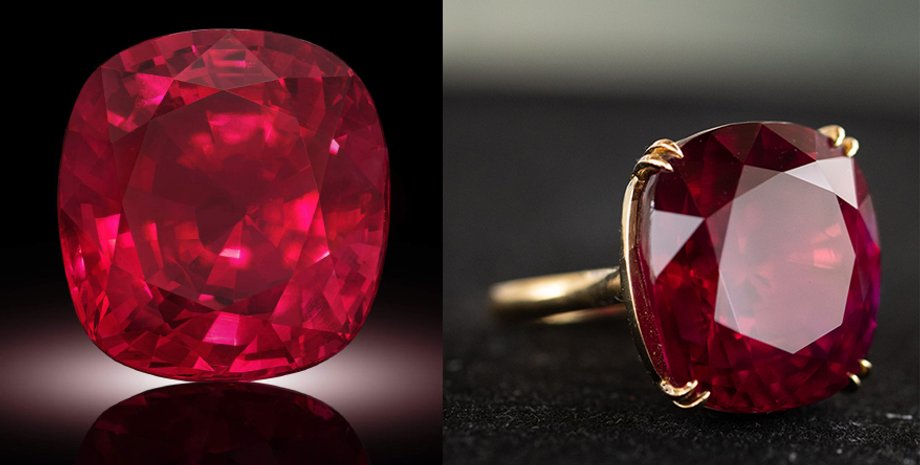 Estrela De Fura, мозамбікський рубін вагою 55,22 карата, аукціон, продаж рубіна, новини світу, дорогоцінний камінь