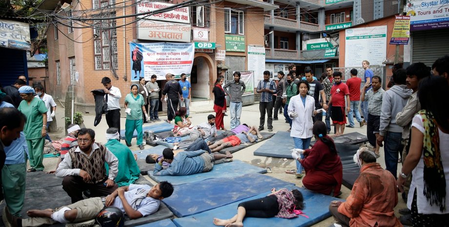 Пострадавшие в Непале / Фото: Twitter.com/UNICEF_Italia