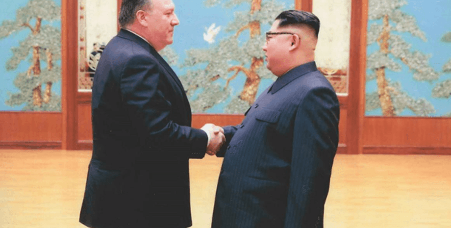 Ким Чен Ын и Помпео/Фото: twitter.com/PressSec