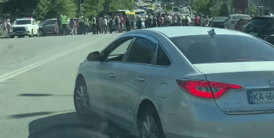 киев, митинг, протест, перекрытие