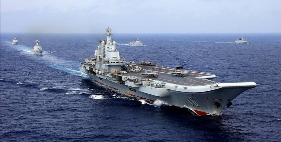 Китайський авіаносець вощле Тайваню, загострення навколо Тайваню