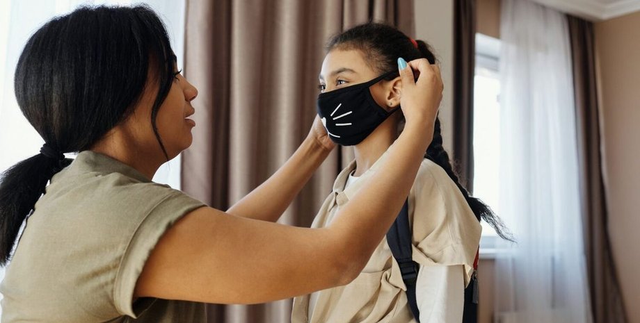 коронавирус, защита, маска, ребенок,