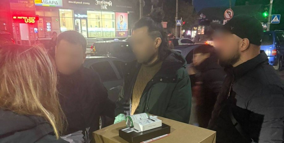 Затримання Олексадра Хіліка, який побив велосипедиста