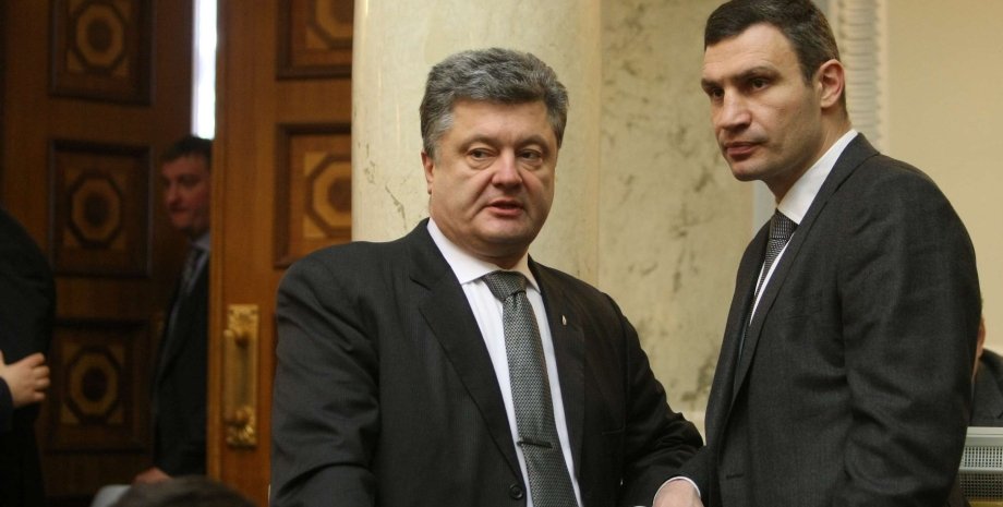 Петр Порошенко и Виталий Кличко / Фото: rada.gov.ua