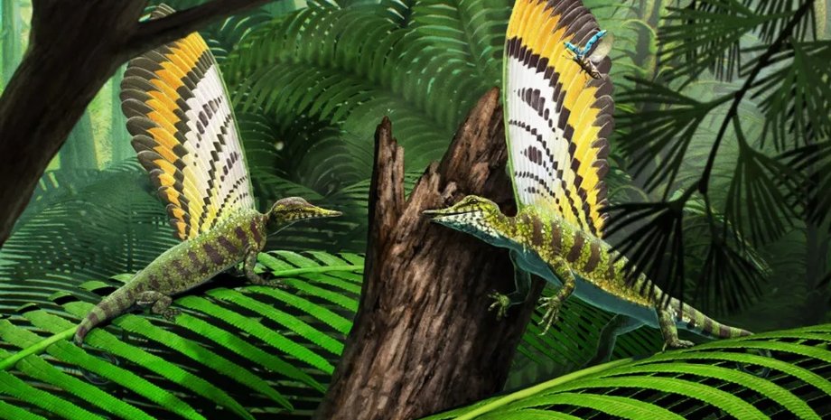 стародавні рептилії носили ірокез