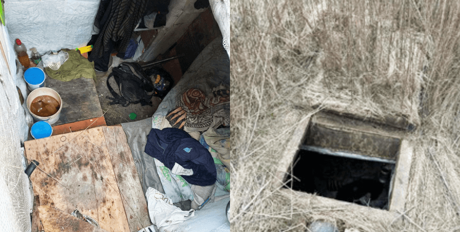 под землей, нора, землянка