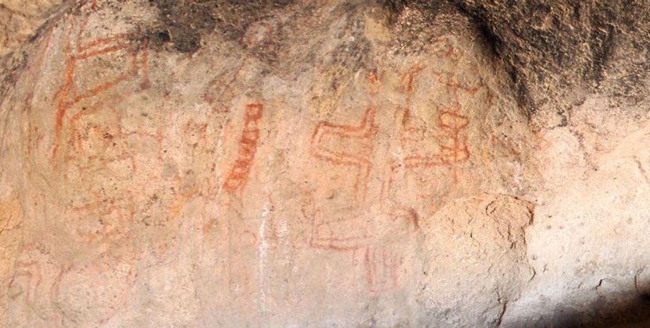 Патагонія, наскельні малюнки, вчені, дослідження, археологія, печера, зображення, інформація, комунікація, знання, наука, спілкування, охра, пігмент