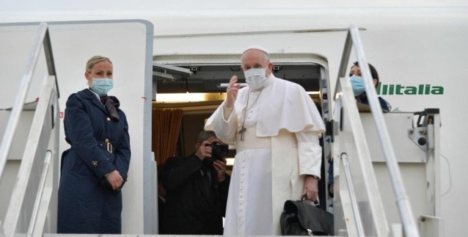 Папа Римський, Франциск, візит, ірак, поїздка, коронавірус, фото