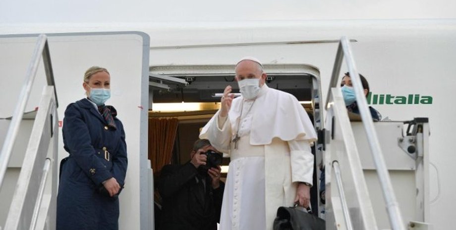 папа римский, франциск, визит, ирак, поездка, коронавирус, фото