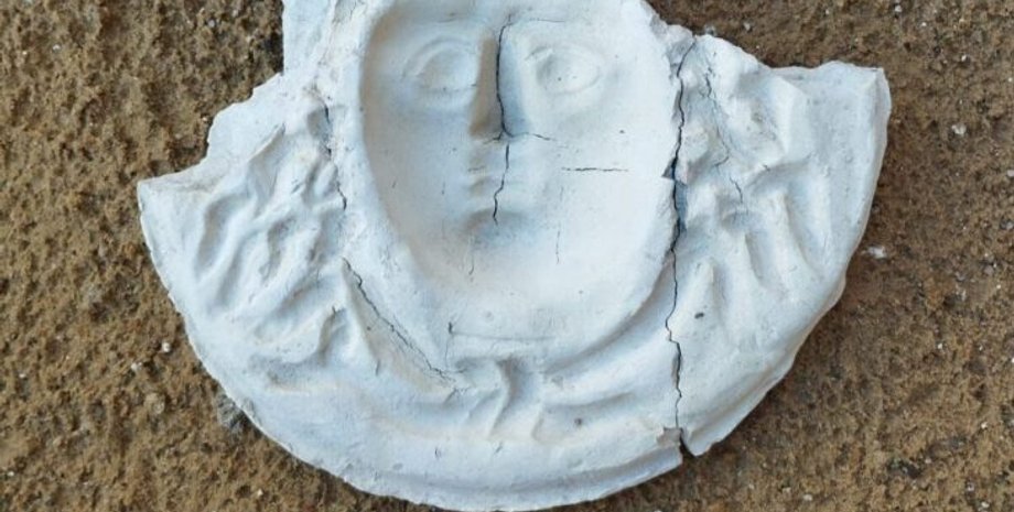 археологи, археология, медуза, форма, гора, Сицилия, открытие, маска, мастерская, история, мифология