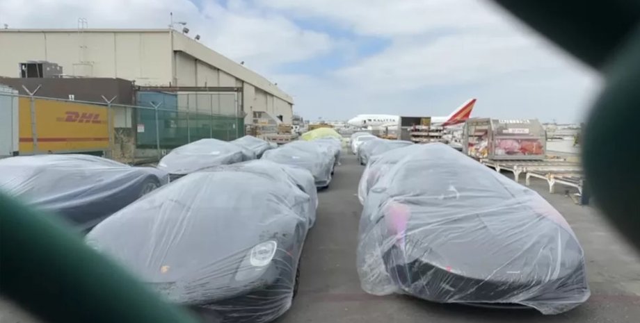 Суперкары, Авто, Автомобили, Фото, Видео, Коллекция, Аэропорт, Лос-Анджелес, США, Гиперкары