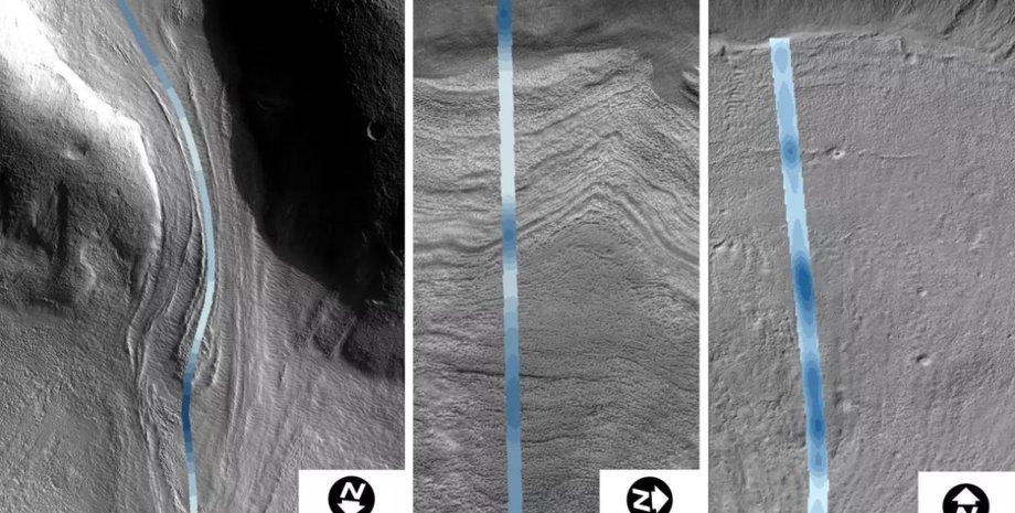 ледник, Марс, ледниковый период