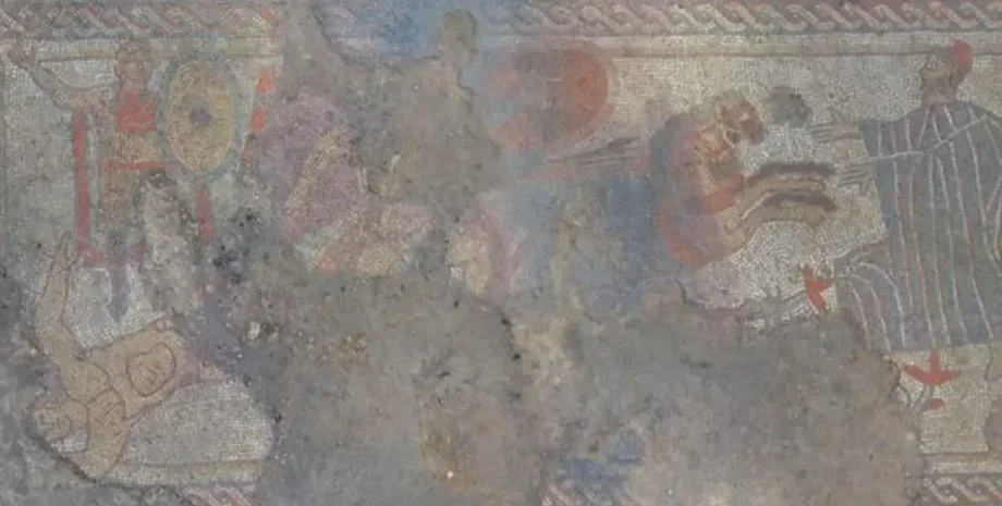 Мозаика украшает виллу