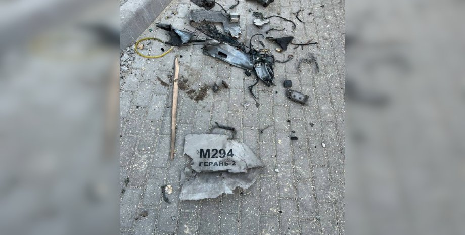 Дрон-камикадзе Shahed-136 обломки атака Киев