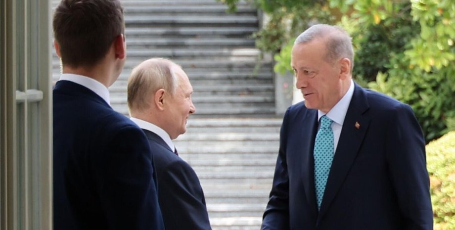 Владимир Путин и Реджеп Тайип Эрдоган