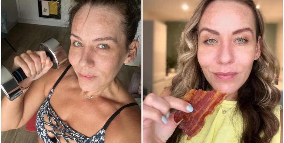Лаура Слязайте рік не їла овочів та фруктів, що сталося з її організмом та зовнішністю, експерименти з харчуванням