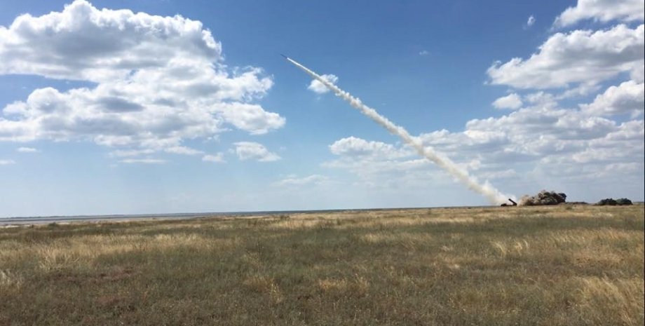 Запуск украинской ракеты / Фото: facebook.com/yuri.biriukov