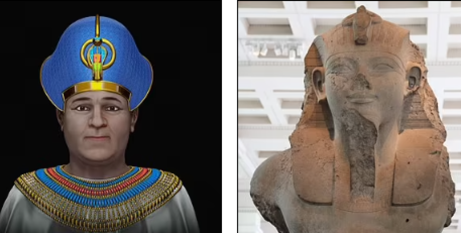 Аменхотеп, реконструкция, лицо, статуя, череп, черты, история, фараон, правитель, Египет, мумия, лицо, правитель