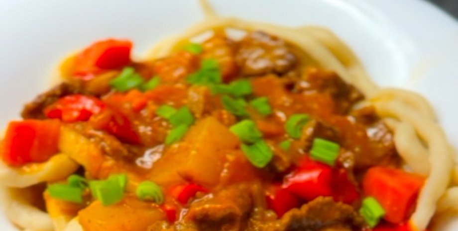 лагман, домашняя лапша