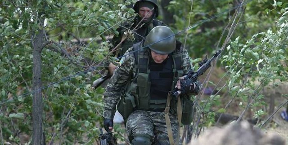 Силовики в Донбассе / Фото пресс-центра АТО