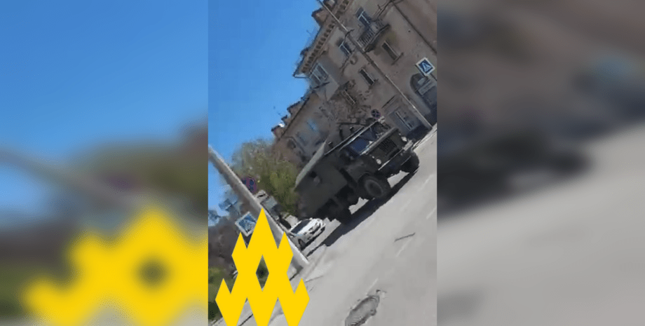 Переміщення техніки ЗС РФ у Криму зафіксували партизани АТЕШ техніка ЗС РФ у Криму, техніка ЗС РФ, переміщення техніки, військова техніка, окупований Крим