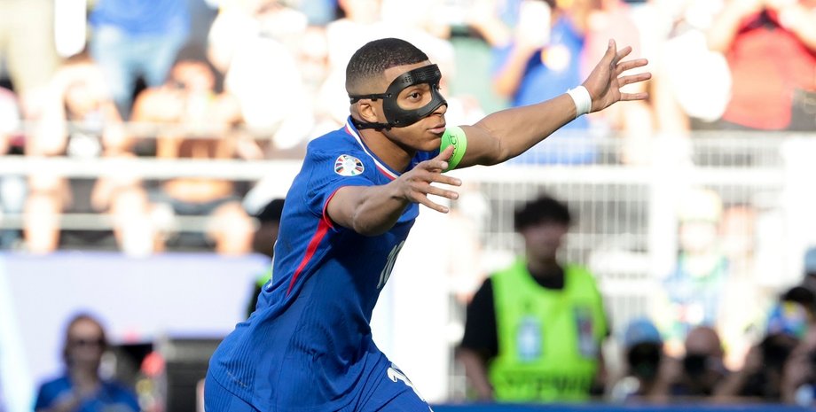 кіліан мбаппе, зламаний ніс, євро 2024, мбаппе травма, мбаппе маска