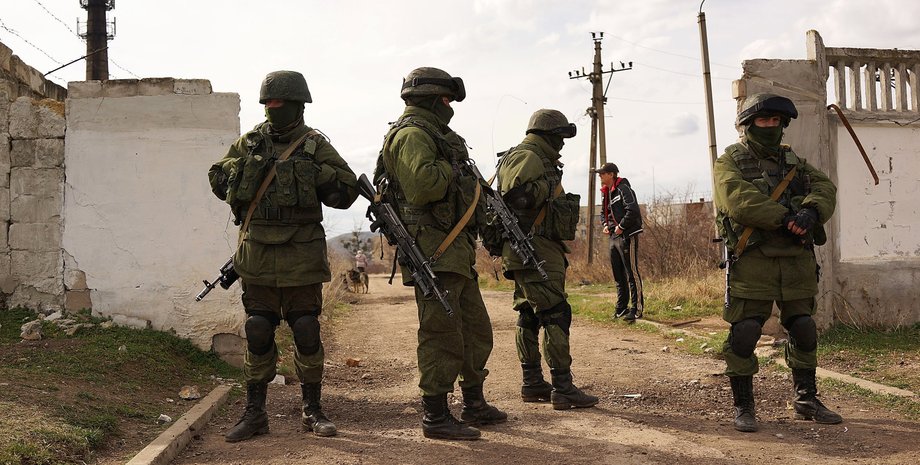 Российские военные, фото