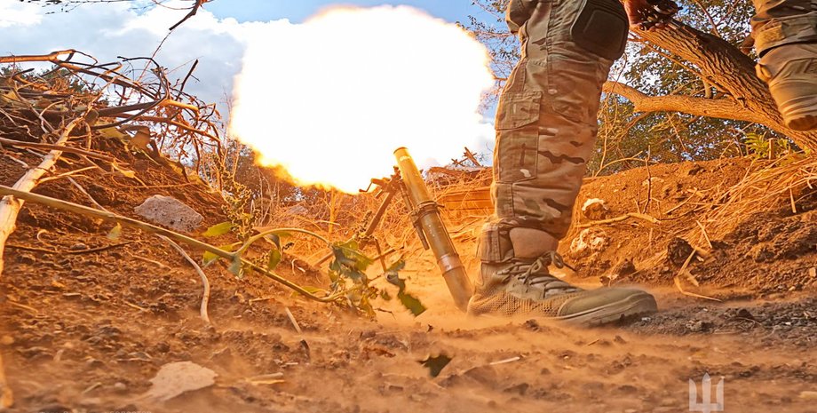 Миномет ВСУ, выстрел миномета, боец ВСУ миномет, минометчик, ВСУ контрнаступление, ВСУ Купянск, ВСУ Харьковская область, ВСУ бои, ВСУ оборона