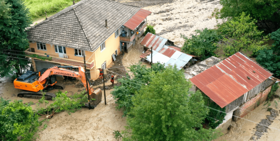 Наводнение в Турции, катаклизм, паводки, дождь, Черноморский регион
