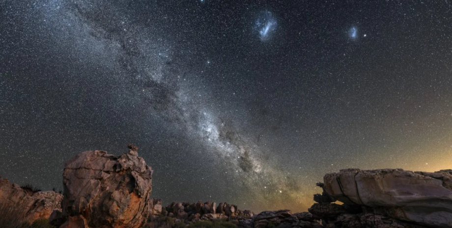 Млечный Путь Большое Магелланово Облако Малое Магелланово Облако Млечный Путь Большое Магелланово Облако Малое Магелланово Облако