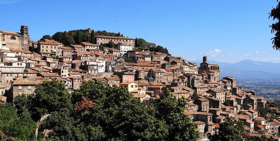 Патрика, Италия, дома, деревья