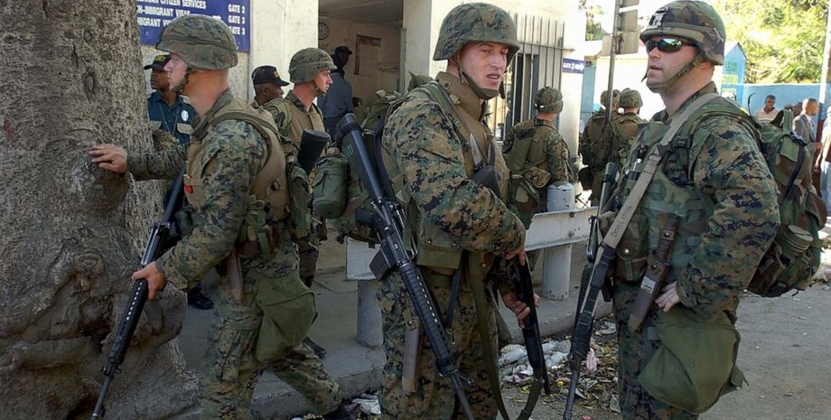 Морпіхи США, ЗСУ, охорони посольства в Києві,