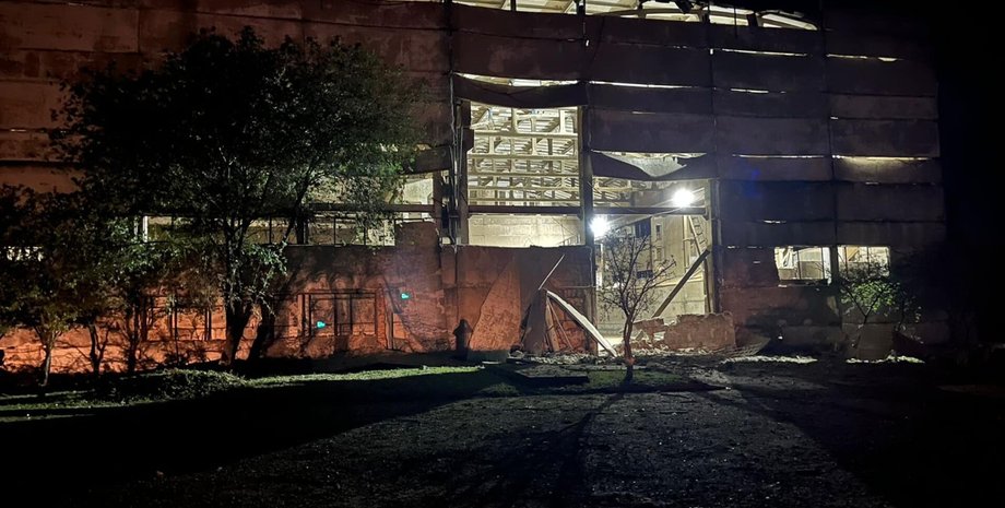 ночной ракетный удар