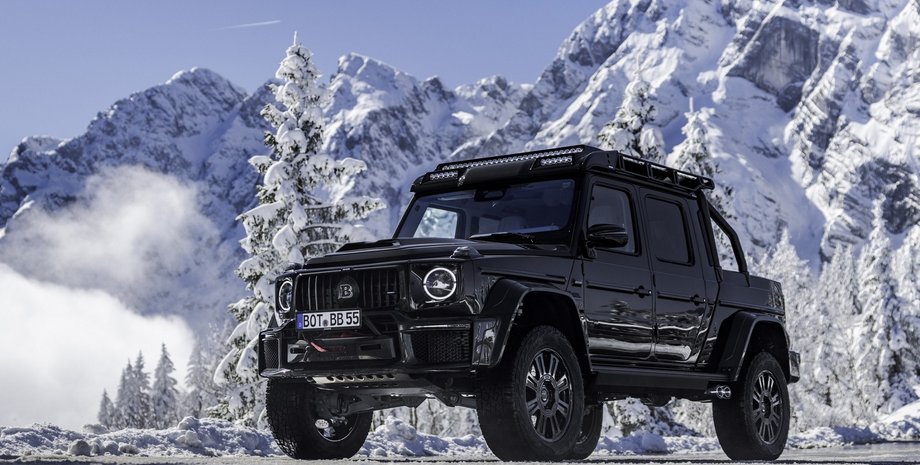 пикап Гелендваген, Brabus XLP 800, Mercedes G-Class Brabus, Mercedes G-Class, Mercedes Brabus, пикап Гелендваген
