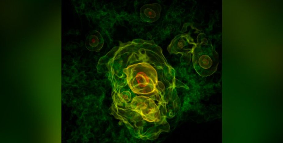 космос, инфлатоны, частицы, фото, черная материя