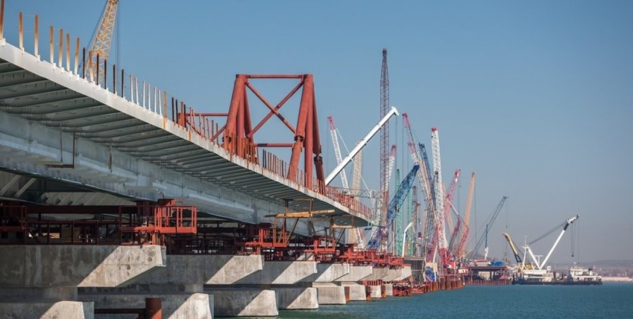Строительство Керченского моста / Фото из открытых источников