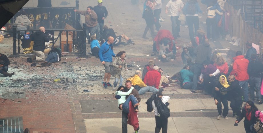 Взрывы на бостонском Марафоне / Фото: Wikipedia.org