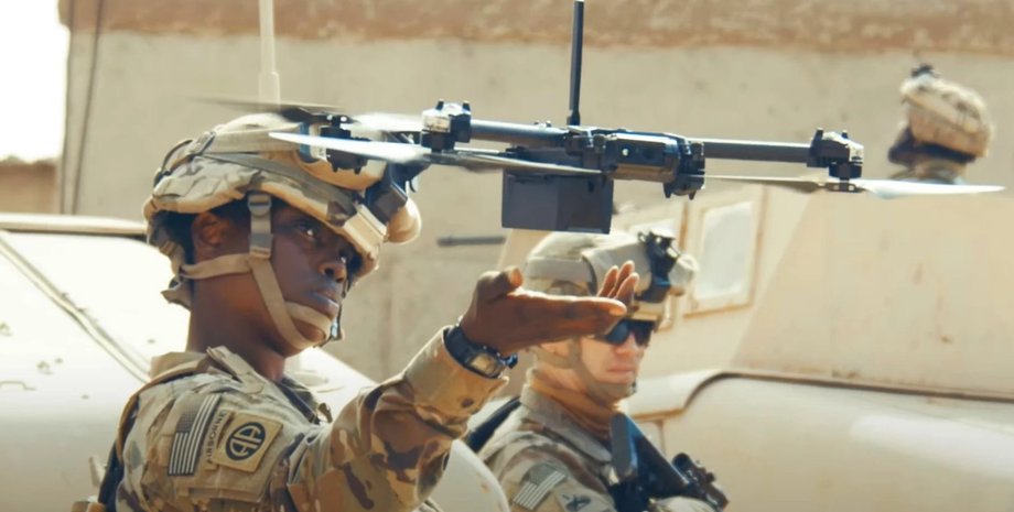 Дрон, квадрокоптер, армия США