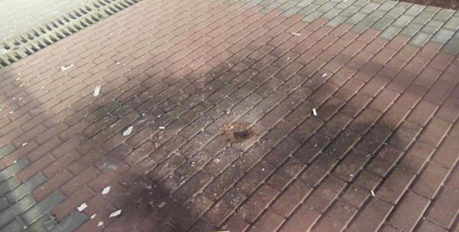 Следы от взрыва / Фото: УМВД в Ровенской области