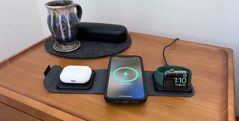 iPhone на зарядке