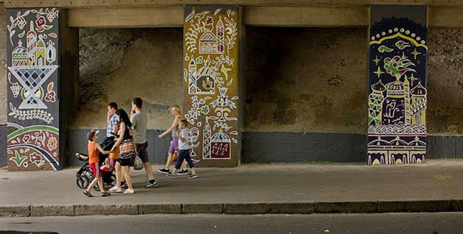 Новый арт-объект в Киеве / Фото пресс-службы КГГА