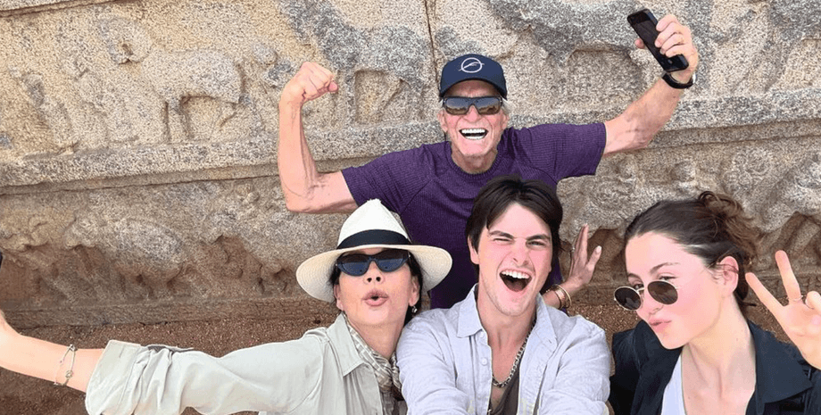 кэтрин зета джонс майкл дуглас, кэтрин зета джонс дети, новый год, новый 2024, дочь кэтрин зеты джонс