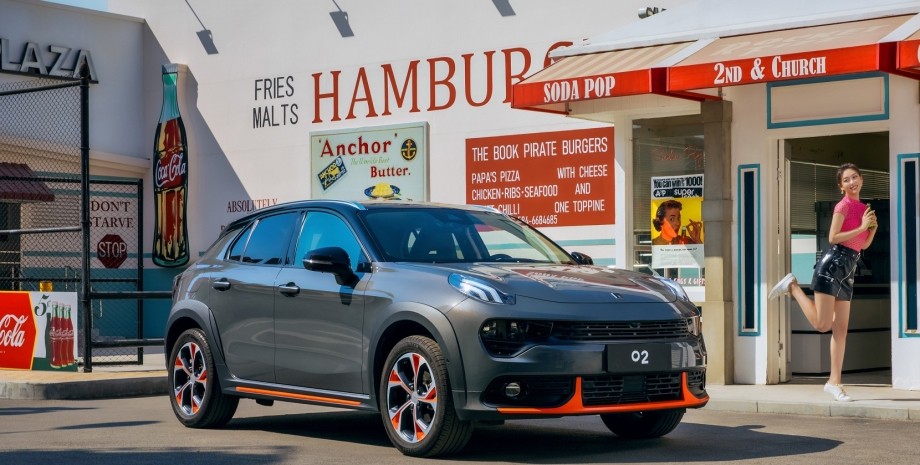 Lynk & Co 02 Lynk & Co 02, Geely Lynk & Co, Кроссовер Geely, электромобиль Geely