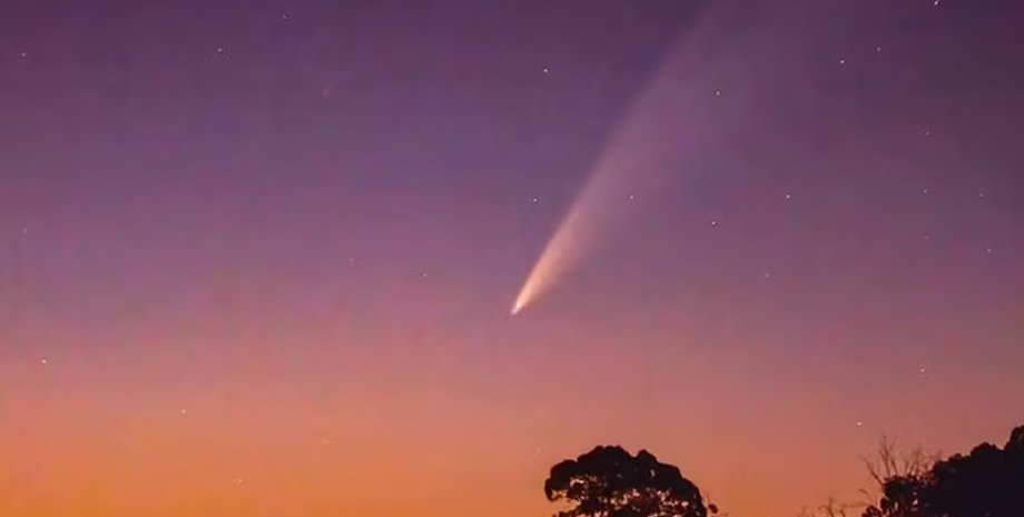 комета, хвостата комета