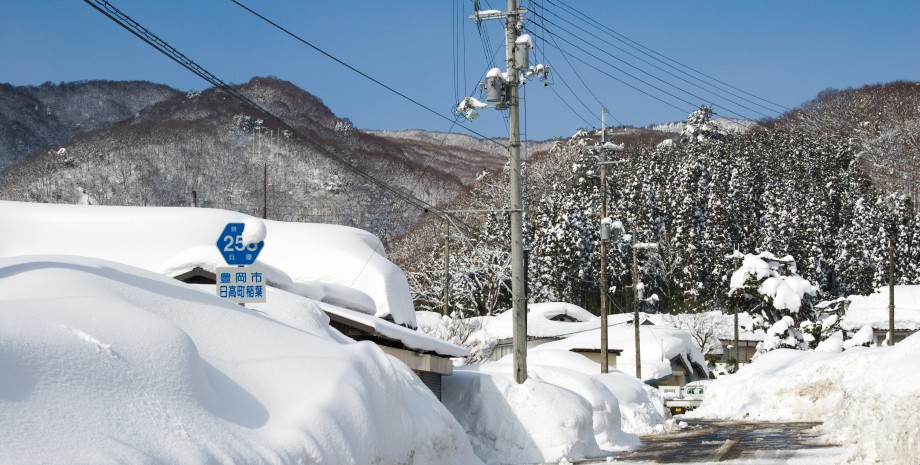 Японія, сніг