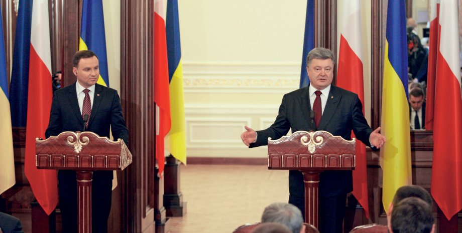 Президент Украины Петр Порошенко и Польши Анджей Дуда / Фото: Getty Images