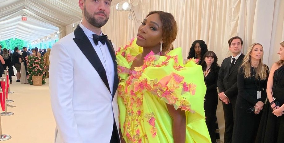 Серена с супругом на Met gala/Фото: Instagram serenawilliams