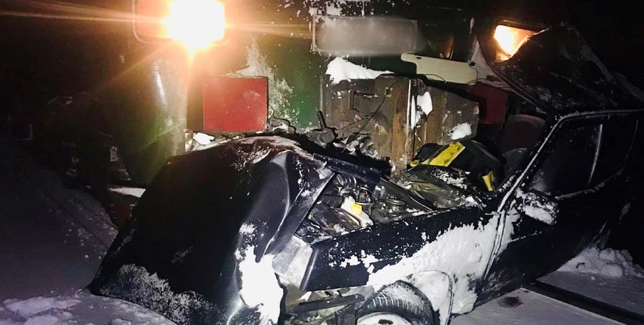 ДТП, авария на переезде, авария с поездом