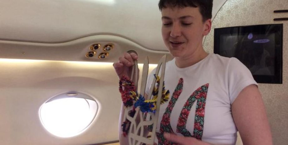 Надежда Савченко / Фото: facebook.com/iryna.gerashchenko