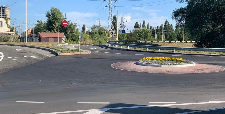 кольцевая развязка, кольцевые развязки, развязки в Киеве